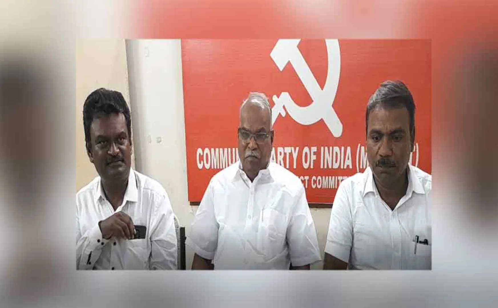 cpim balakrishnan talks about north indian laboures at karur 