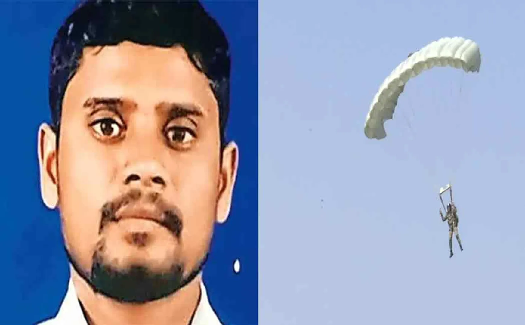 andhra pradesh navy soldier parachute incident at west bengal 