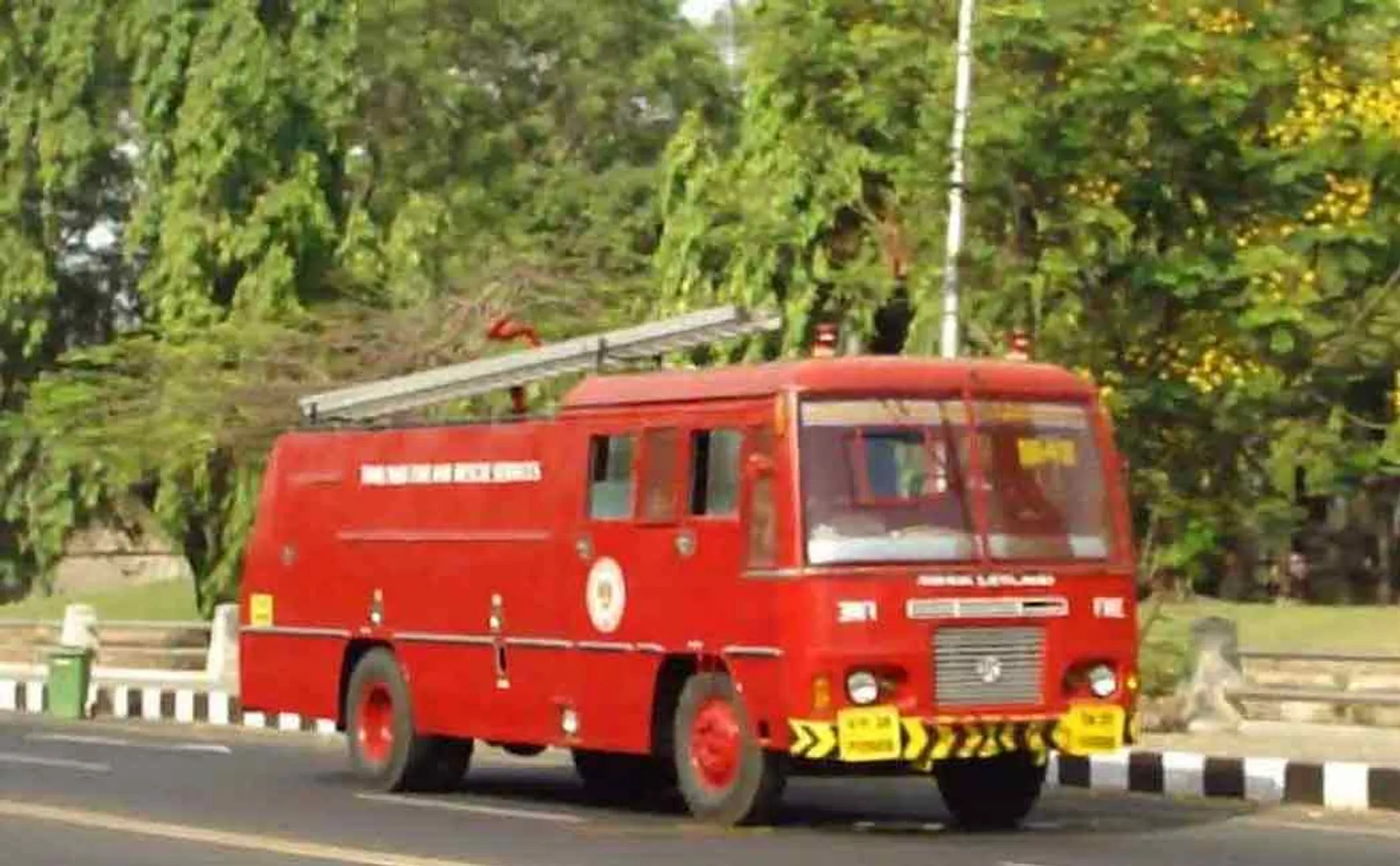 trichy sbi headquarters nearest bakery fire incident