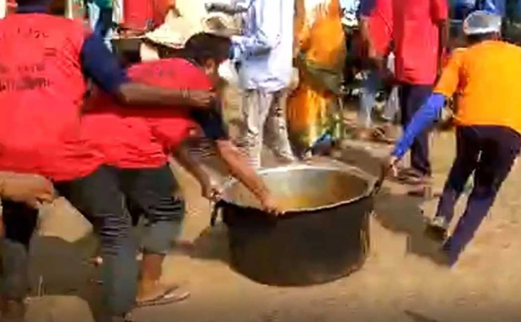 Volunteers beaten for curry feast in Telangana