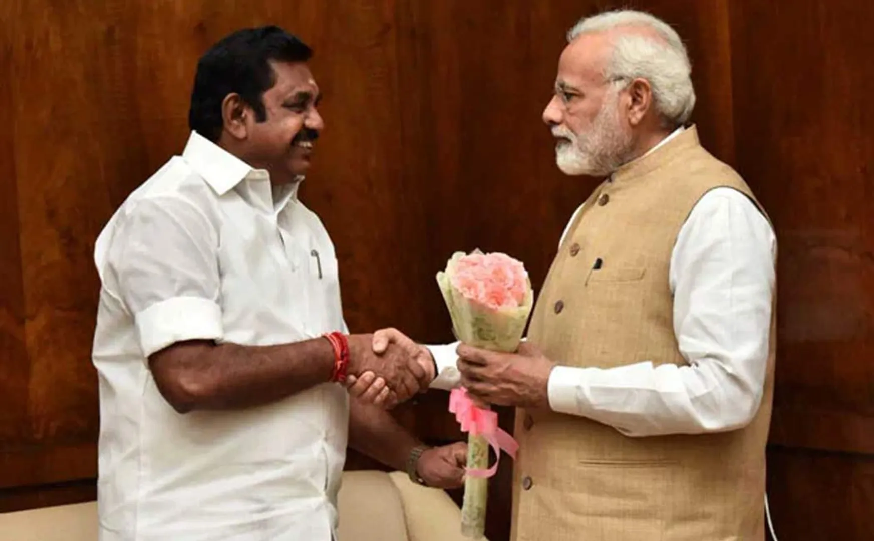 Edappadi Palaniswami  met to pm modi
