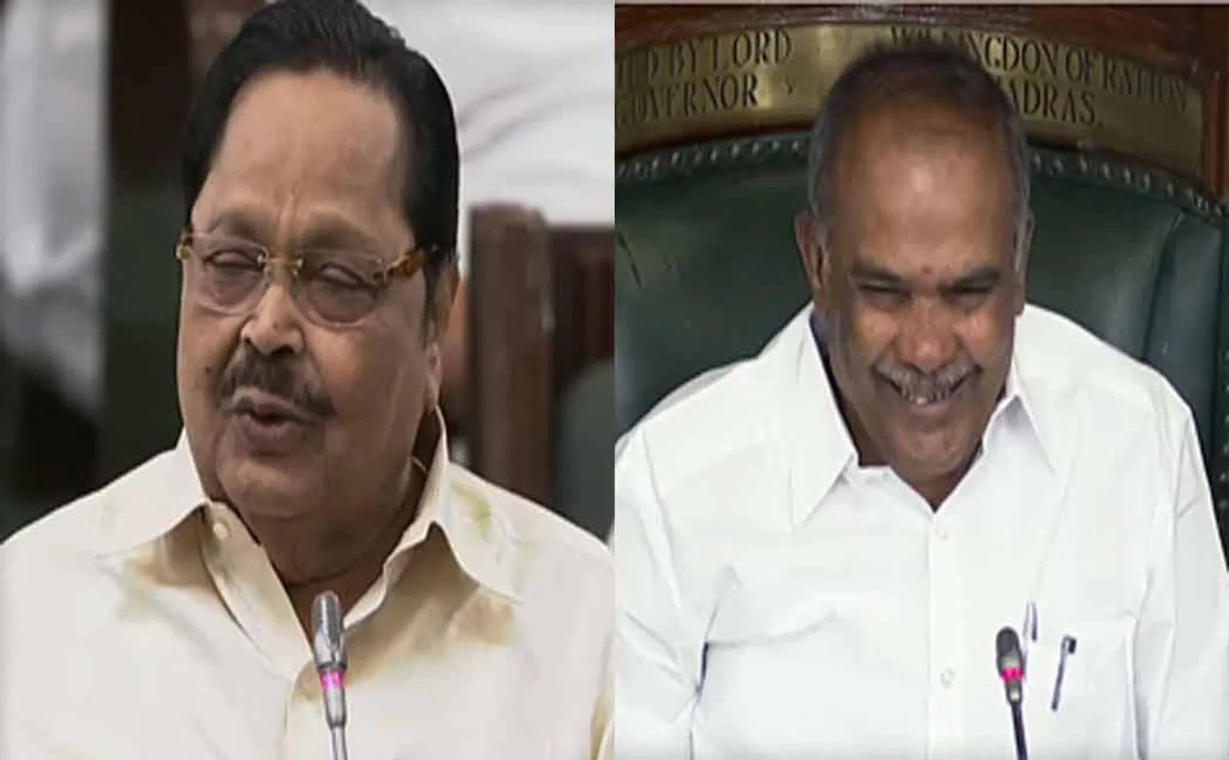 Minister duraimurugan replied to the Speaker in the Legislative Assembly