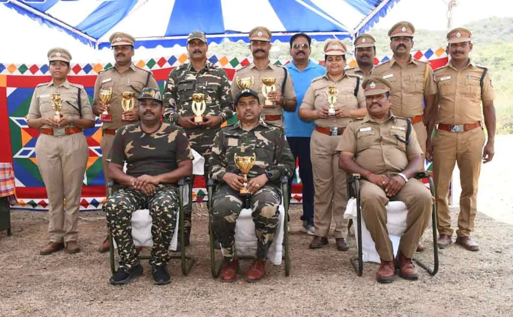police higher official games held in perambalur naranamangalam 