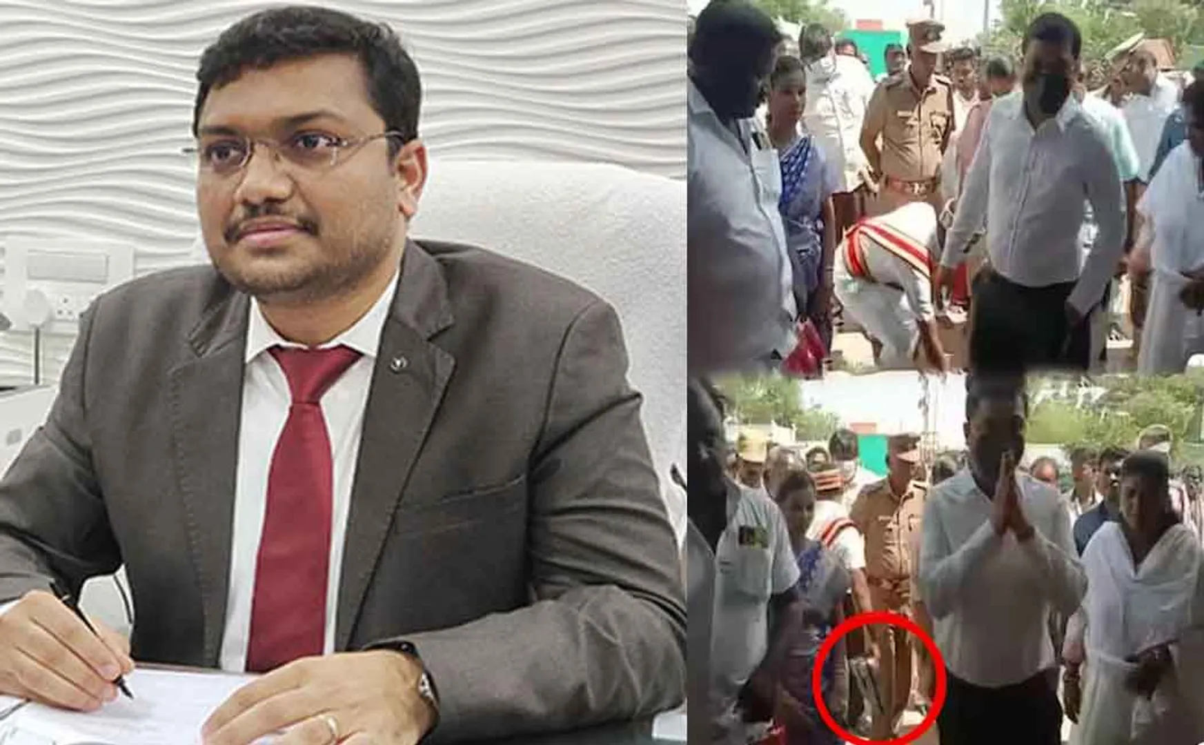 Collector asked to take off his sandal; Shocked as the video went viral