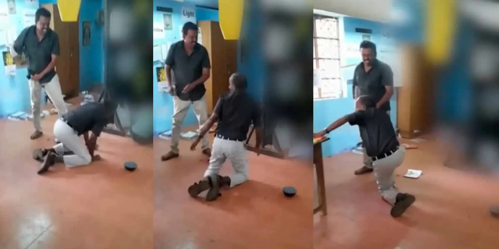 The teacher who assaulted the school headmaster; Students are shocked by the incident of imprisonment