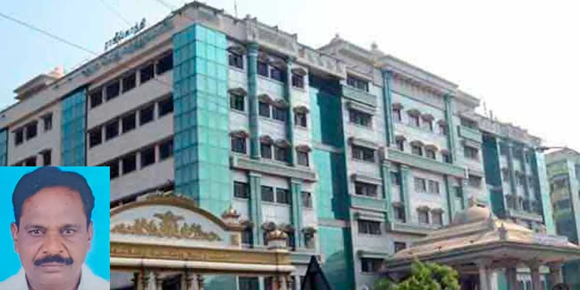 AC machine falls on head, employee lose their live; Pandemonium at Rajiv Gandhi Government Hospital