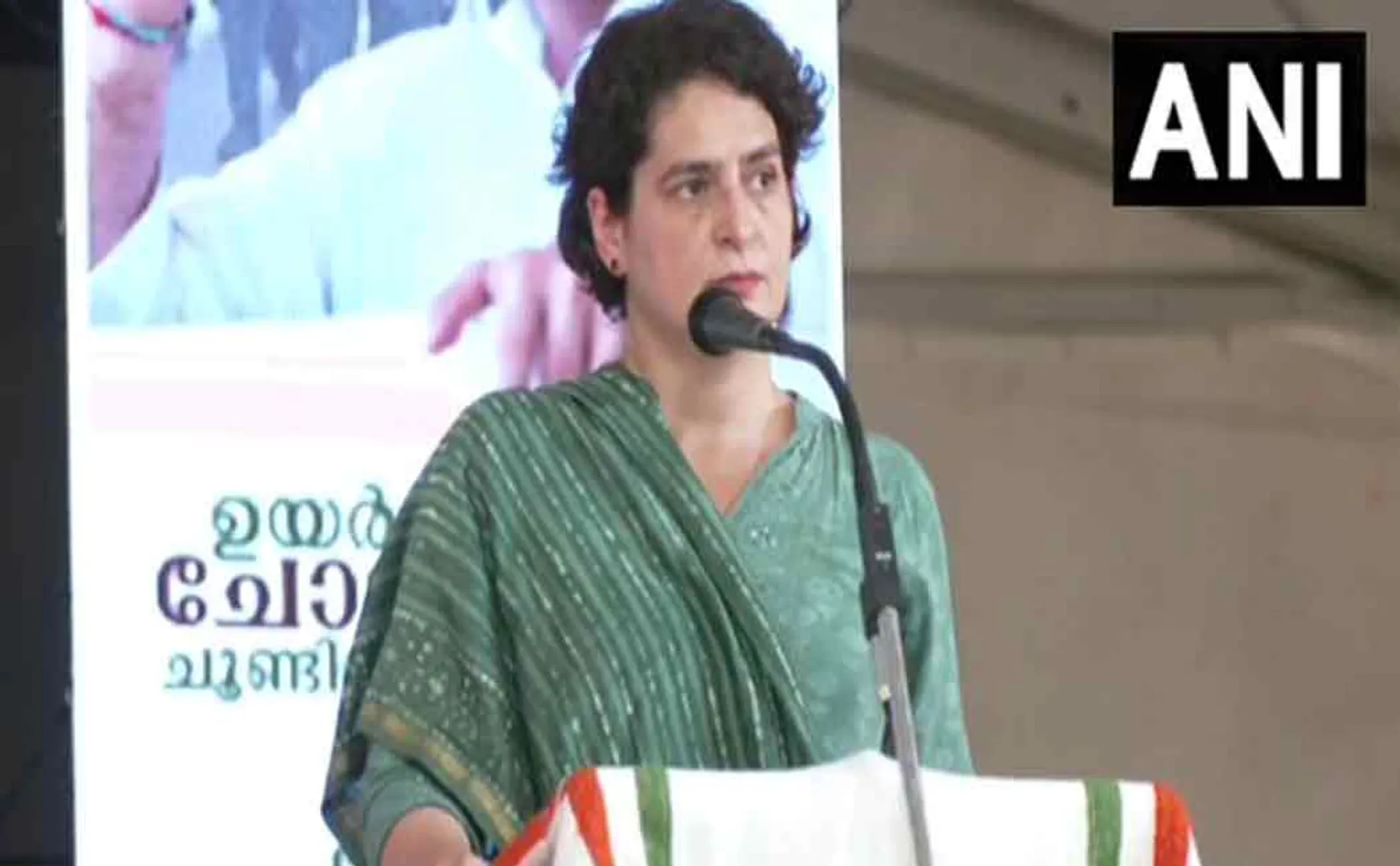priyanka gandhi talks about modi government at wayanad kerala