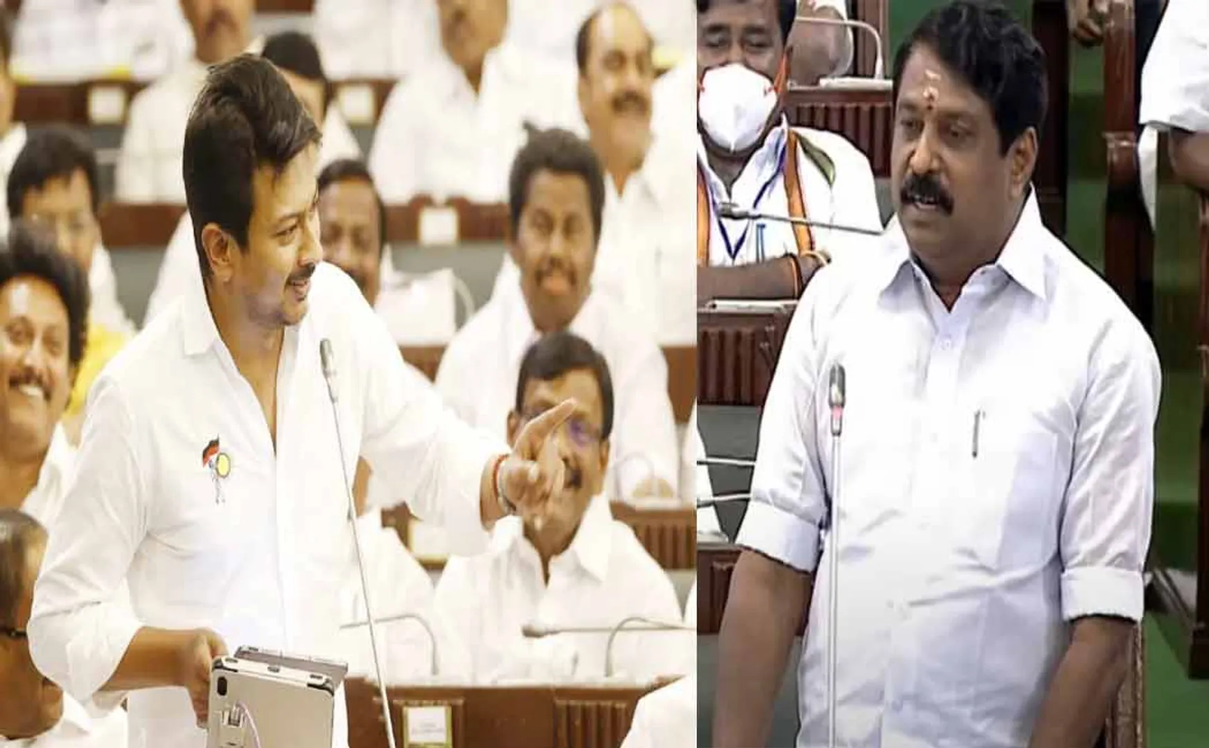 "There was mockery and sarcasm in Minister Udhayanith's speech," Nagendran laughed