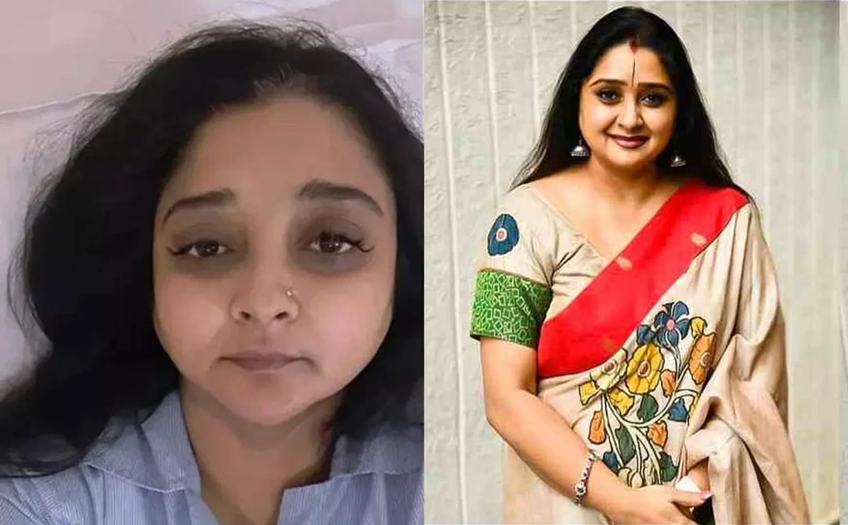 actress malavika avinash in hospital 