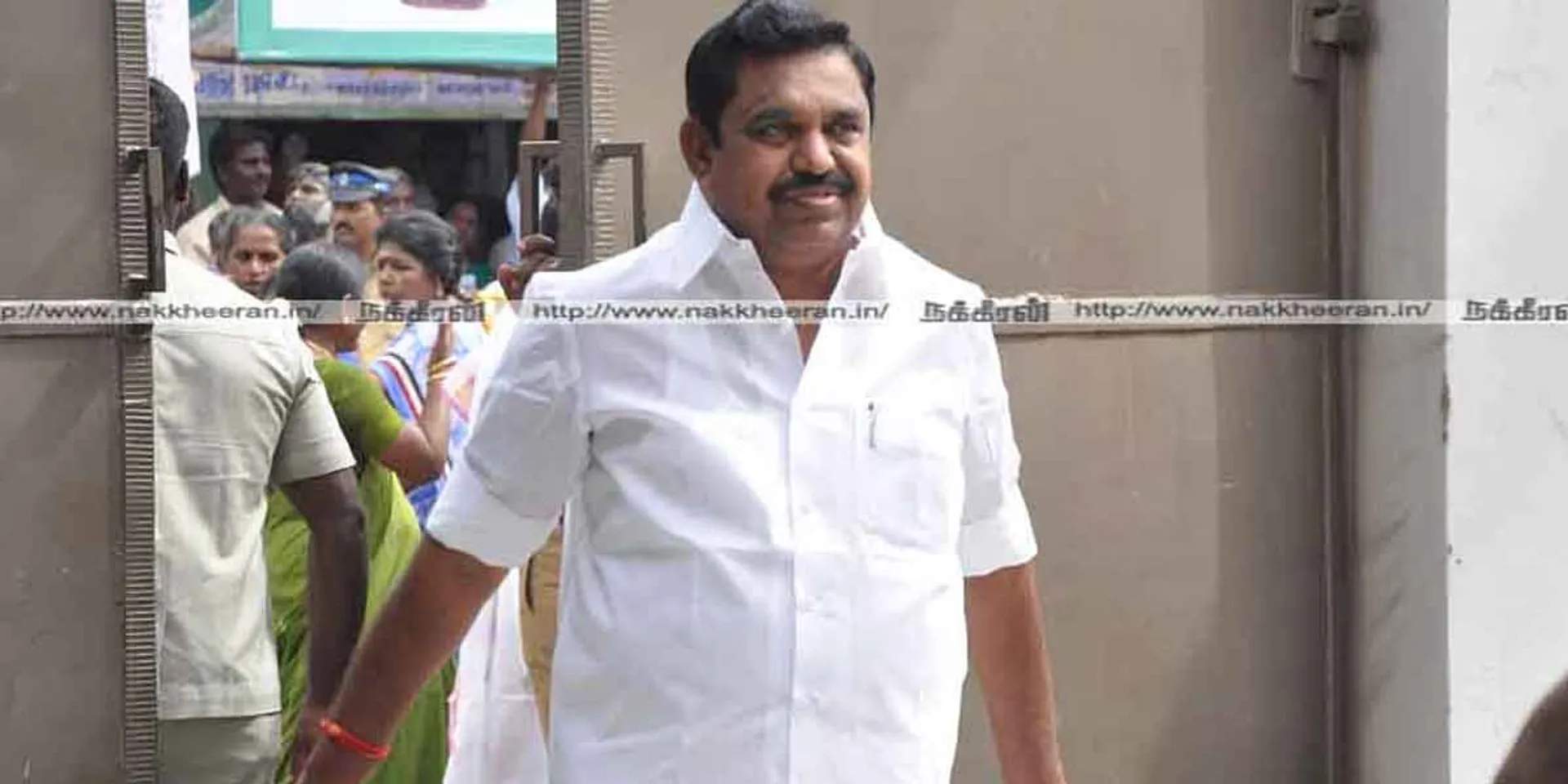 "If you ask about the government's actions, they talk about old things," Palaniswami said