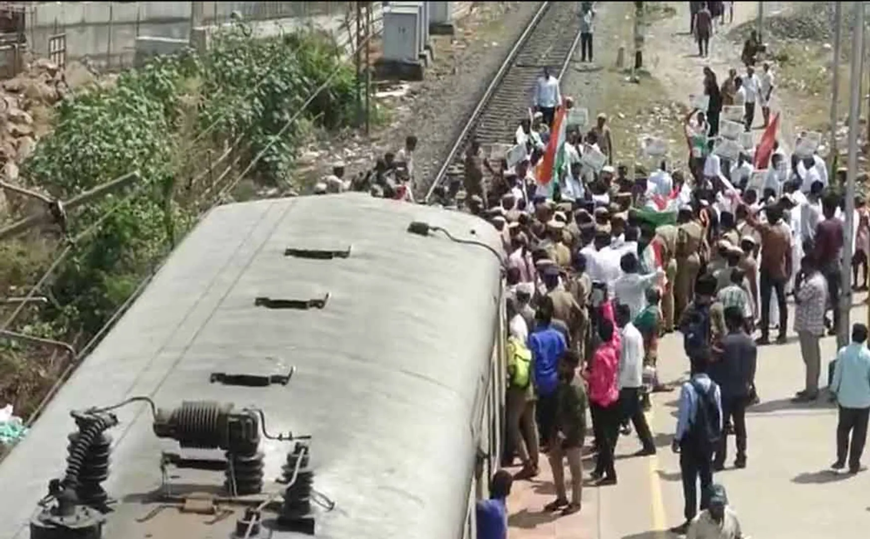 Congress protest across Tamil Nadu