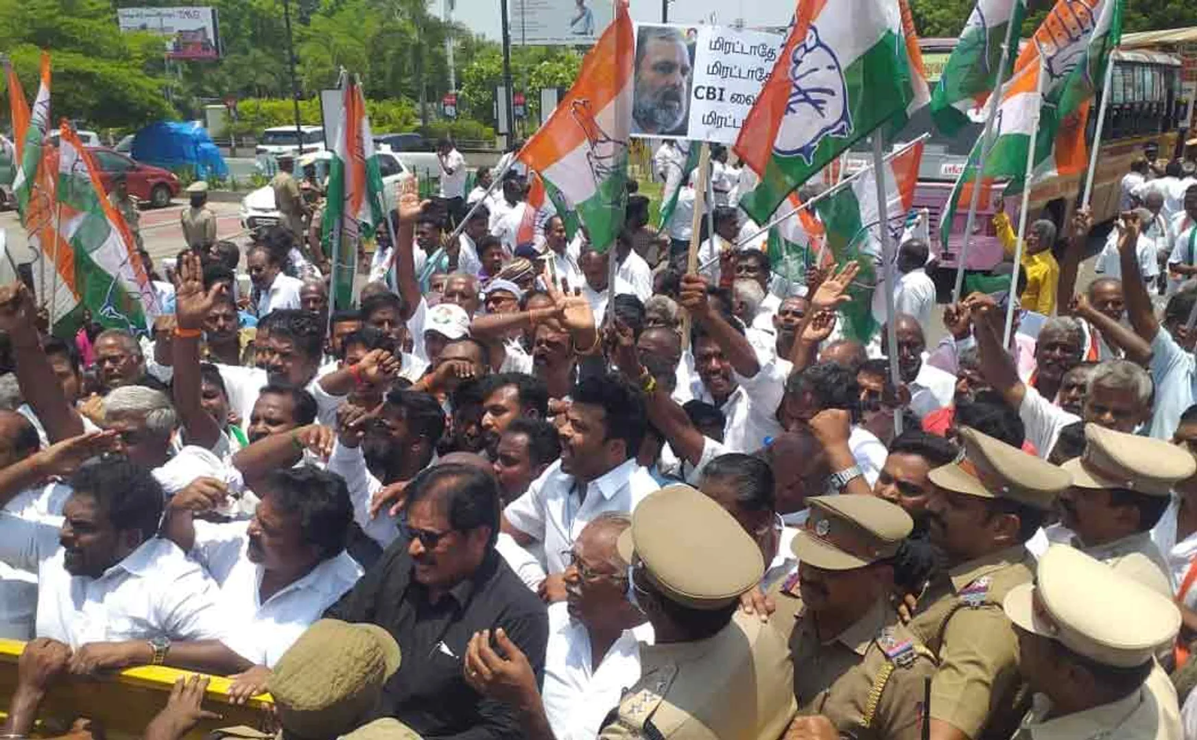 congress party trichy district related incident for rahul gandhi disqualification issue