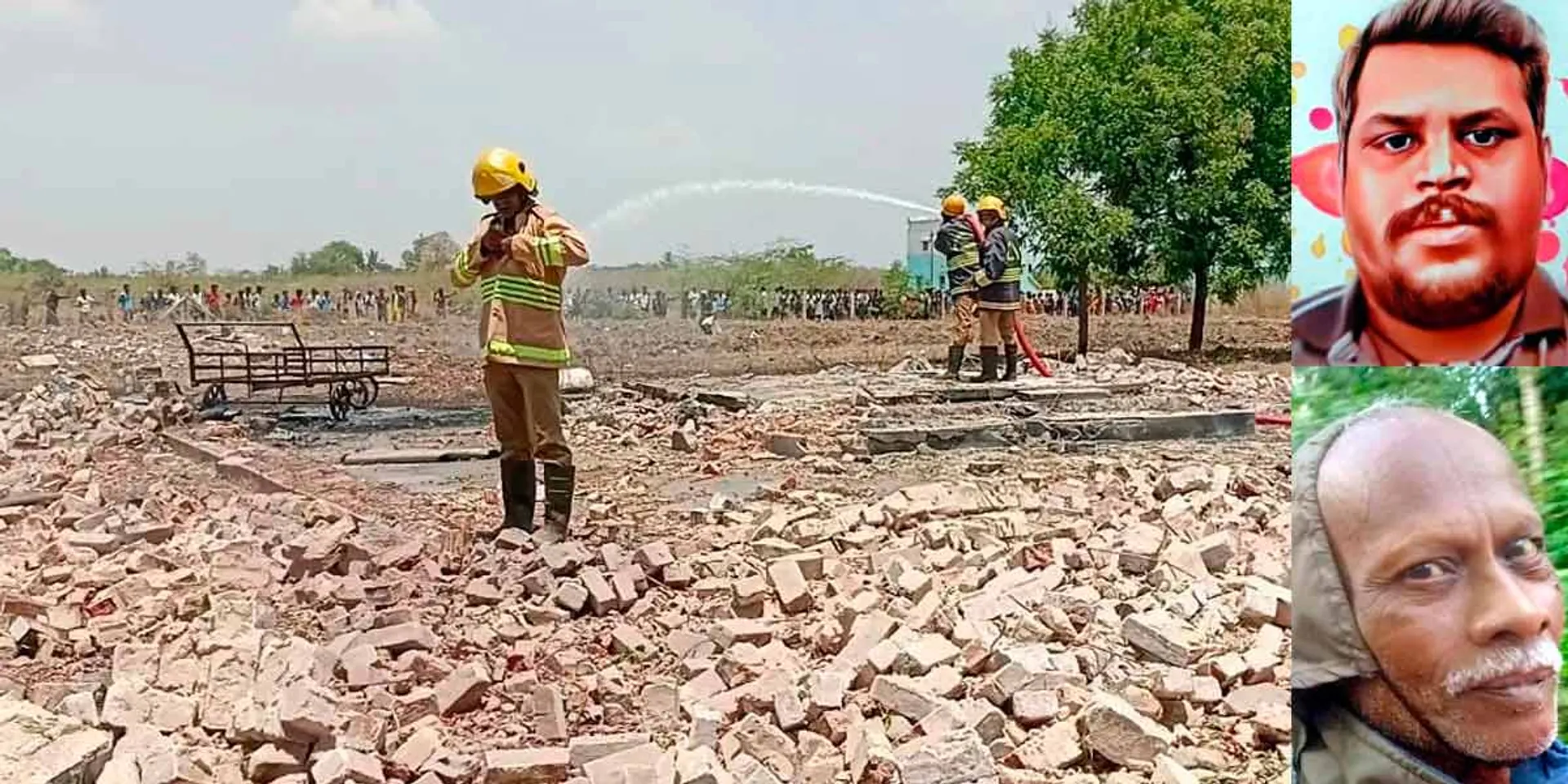  Explosion in Sivakasi firecracker factory - two loss their live