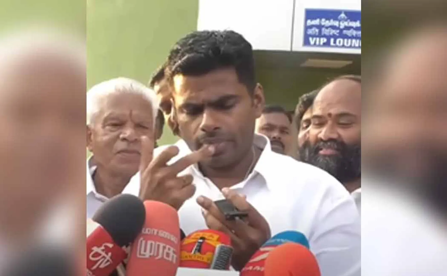 “The dirt on the hand gets into the watch” is the reason behind the number change annamalai rafeal