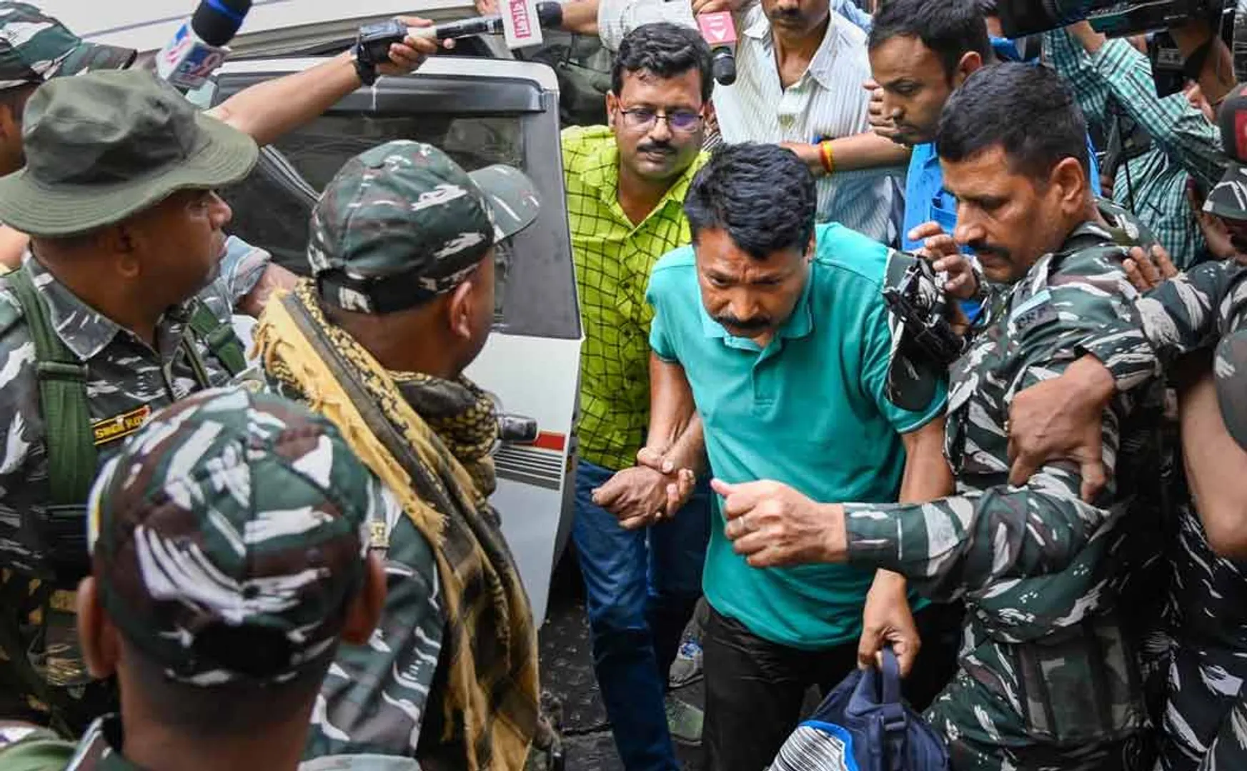 cell phones thrown into the pool; tmc MLA Arrested; The excitement in West Bengal