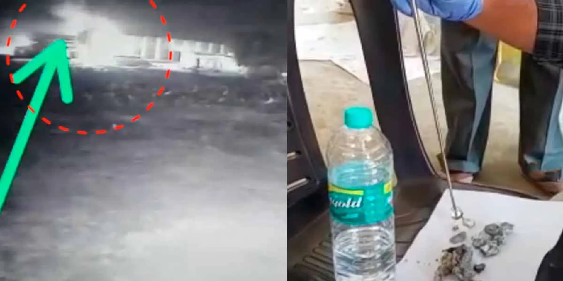 Is it an accident due to the falling of burning stone?; Forensic department examines the blow factory