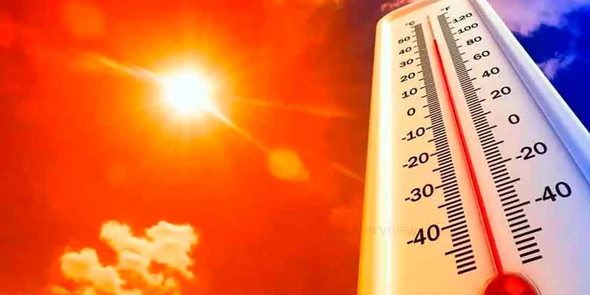 The scorching heat in Erode; people are suffering