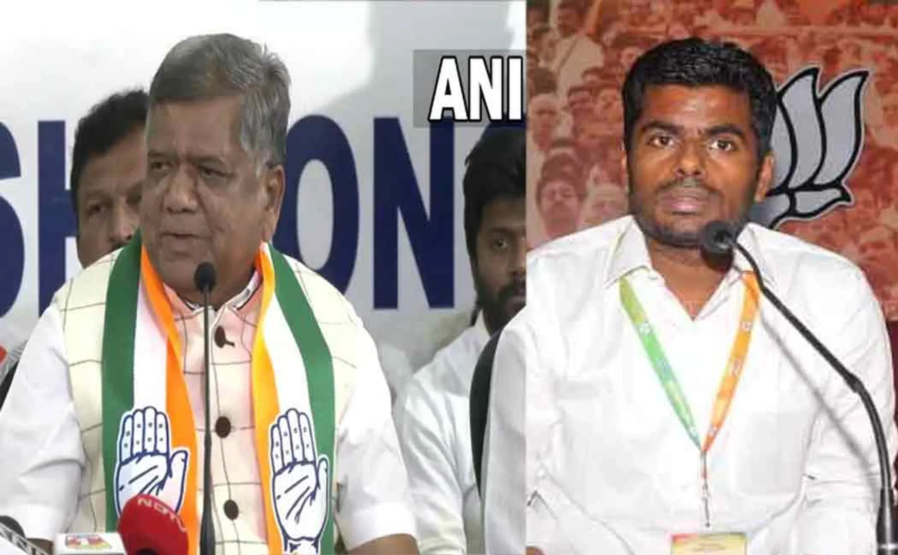 congress party jagadish shettar talks about tamilnadu bjp annamalai
