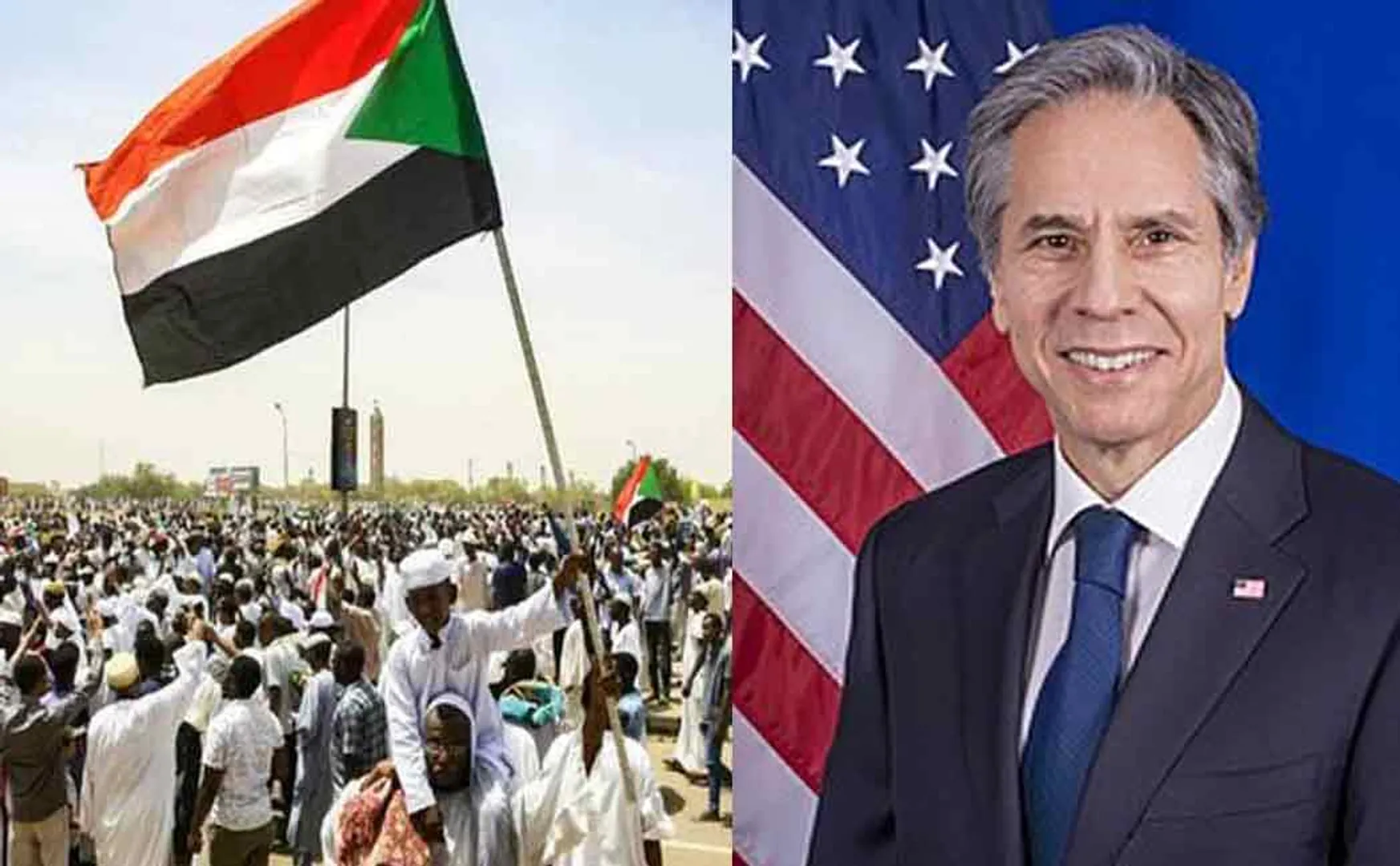 american foreign external affairs minister request stop sudan current situation 