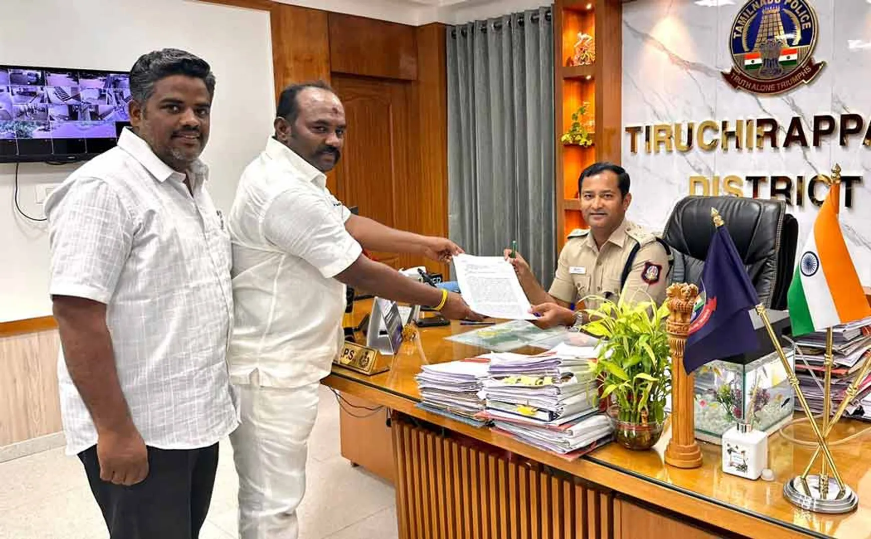 Complaint to Trichy SP on Annamalai