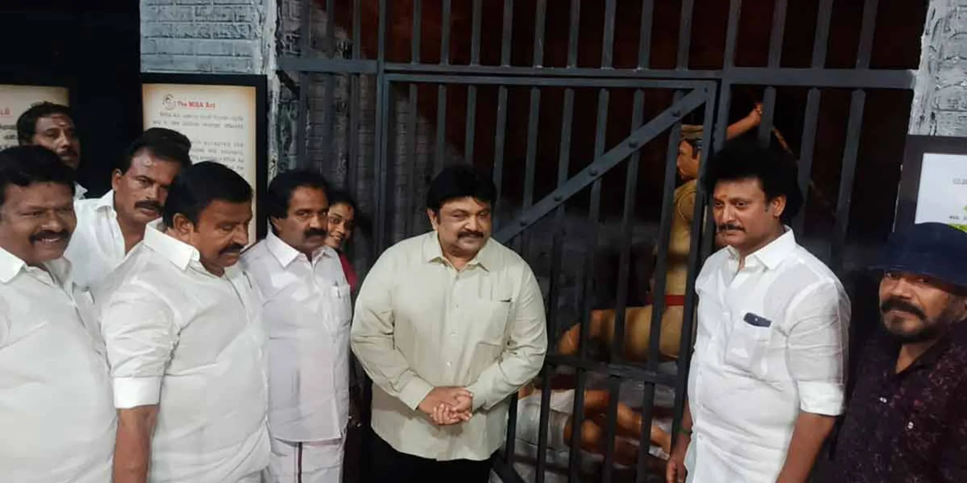  Actor Prabhu inaugurates photo exhibition on Chief Minister in Trichy