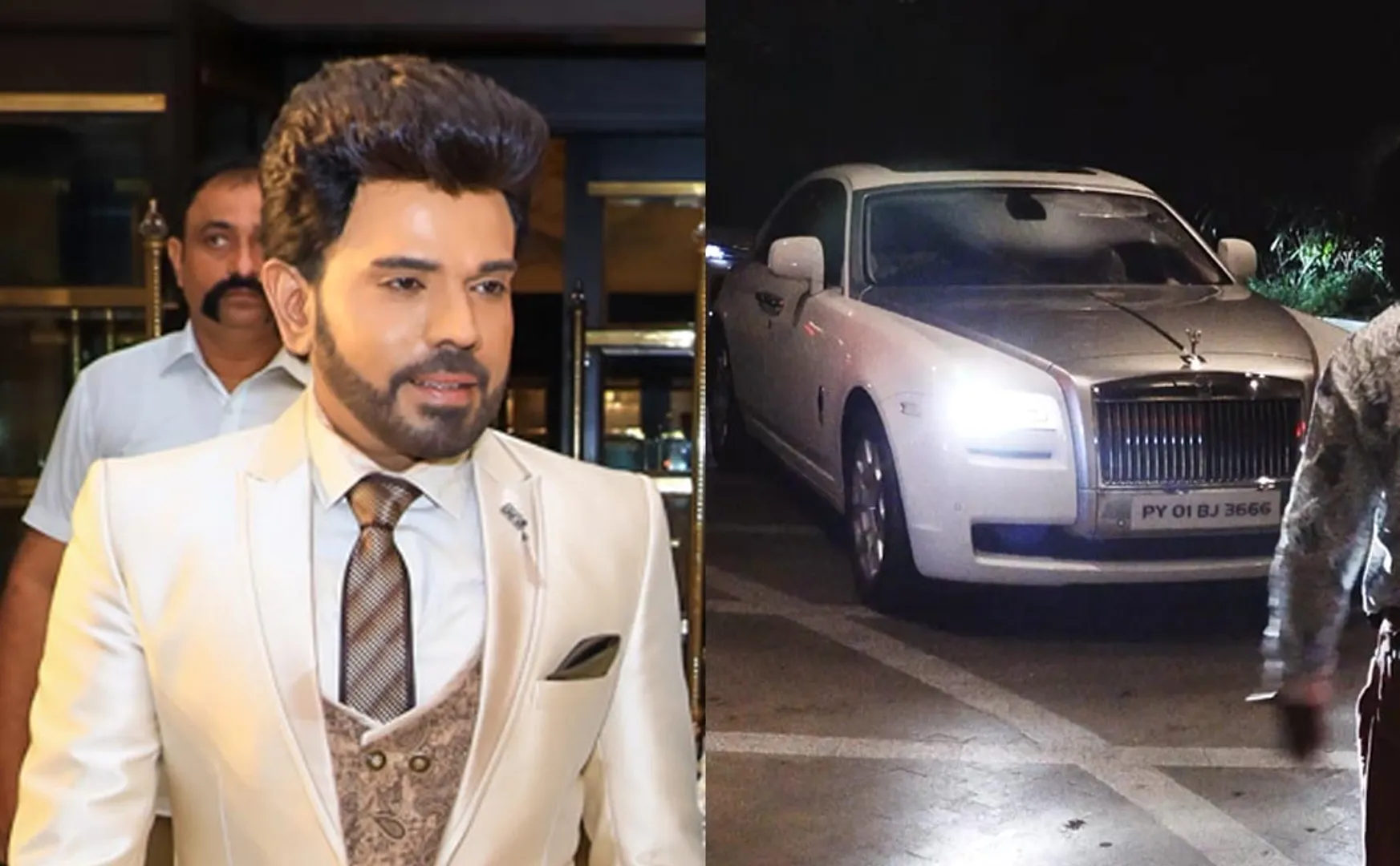 legend saravanan rolls royce entry 