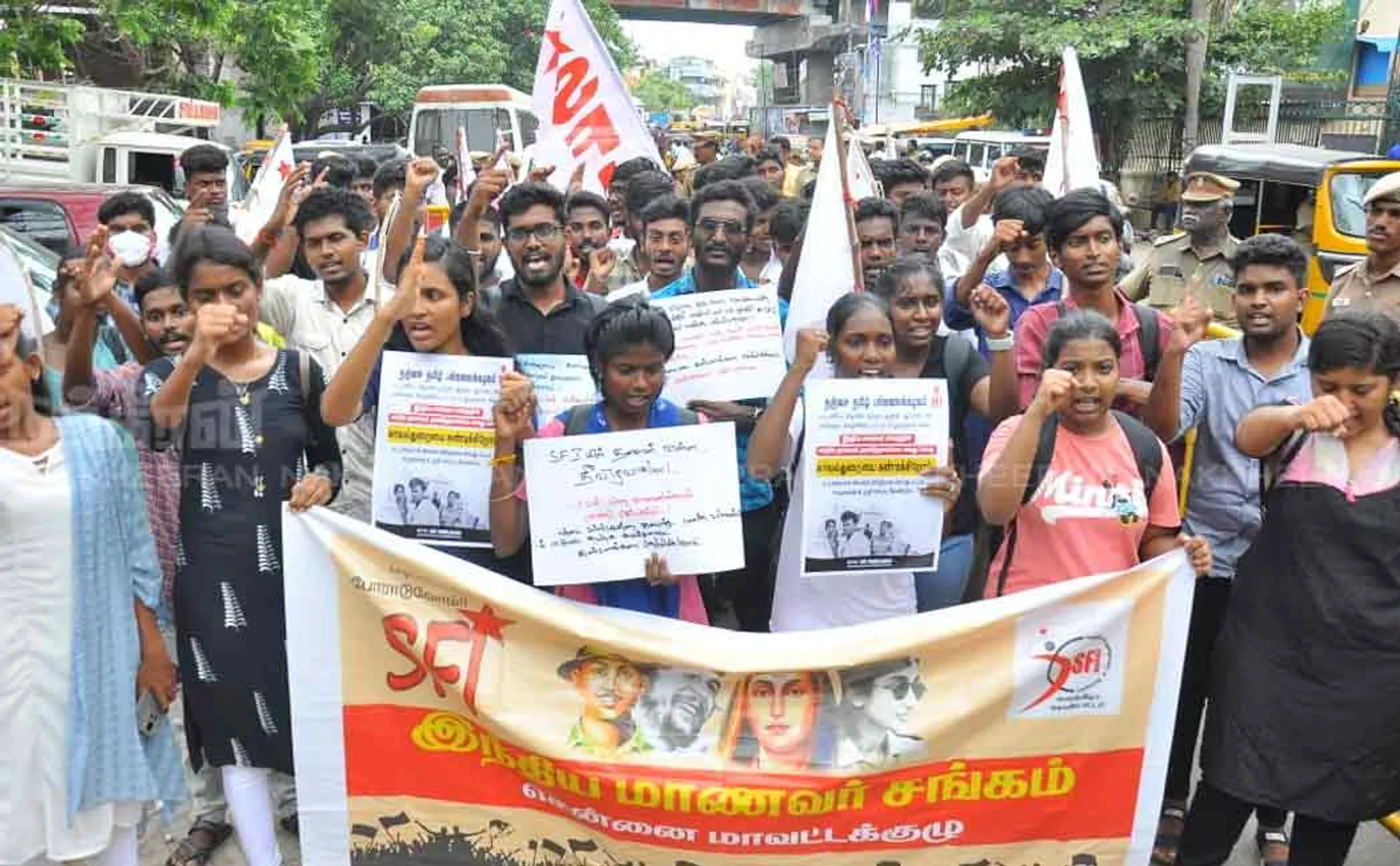 sfi state leader arvind swamy thanjavur tamil university incident related issue