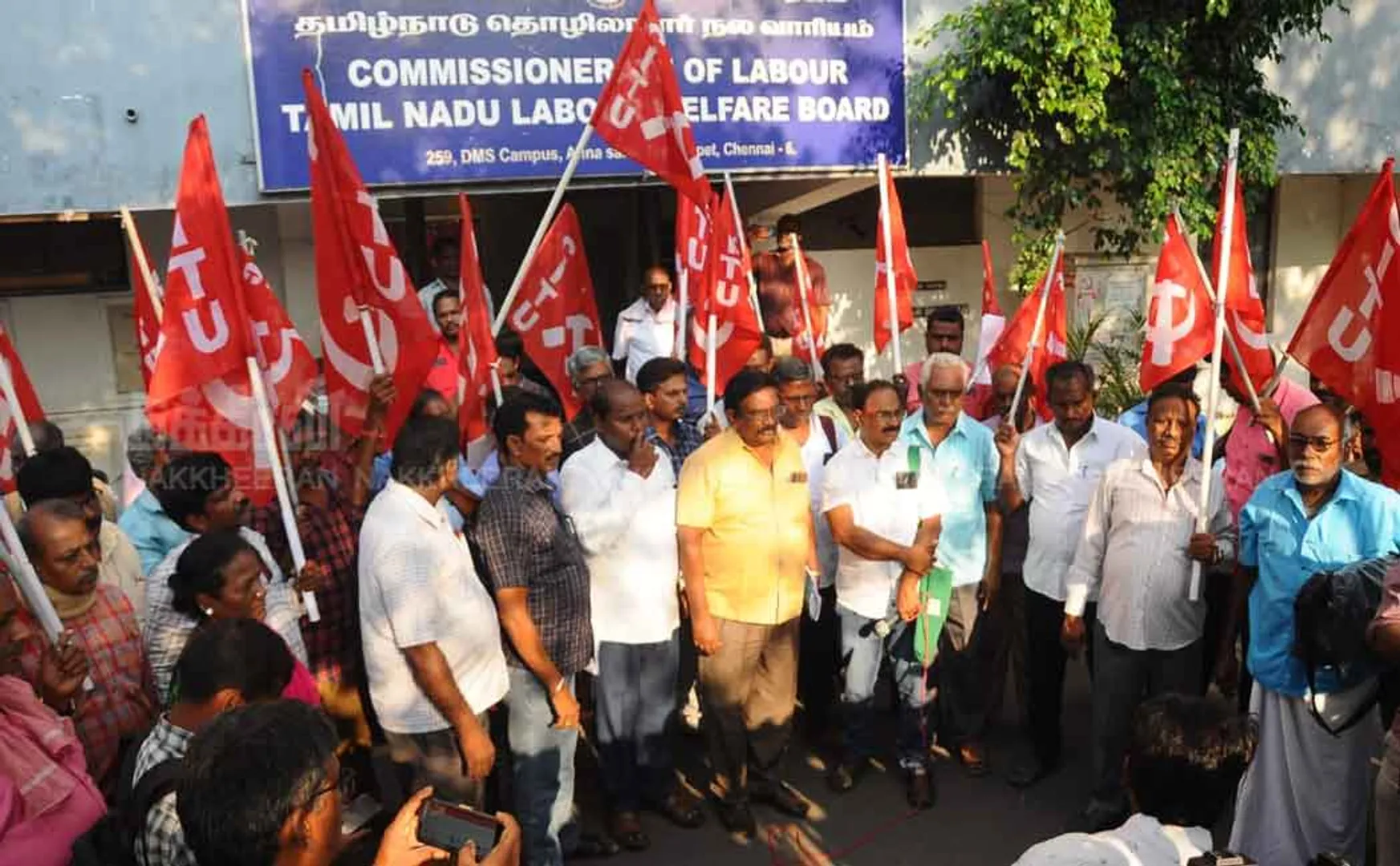Contract Drivers for Government Bus; Workers struggle 