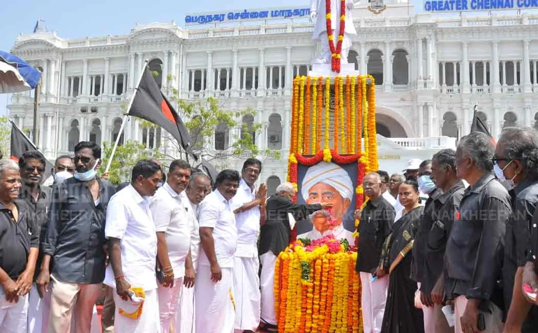 dravidar kazhagam restpect to sir pitti thiyagarayar
