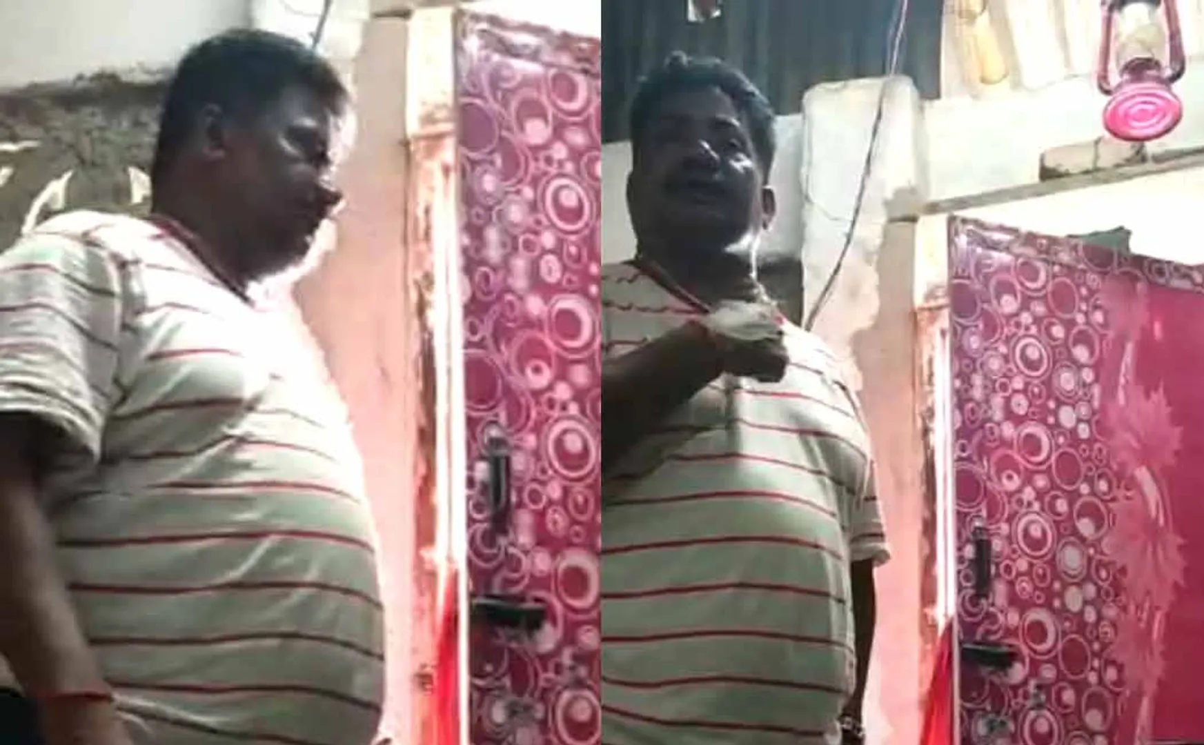 DMK executive threatening the priest
