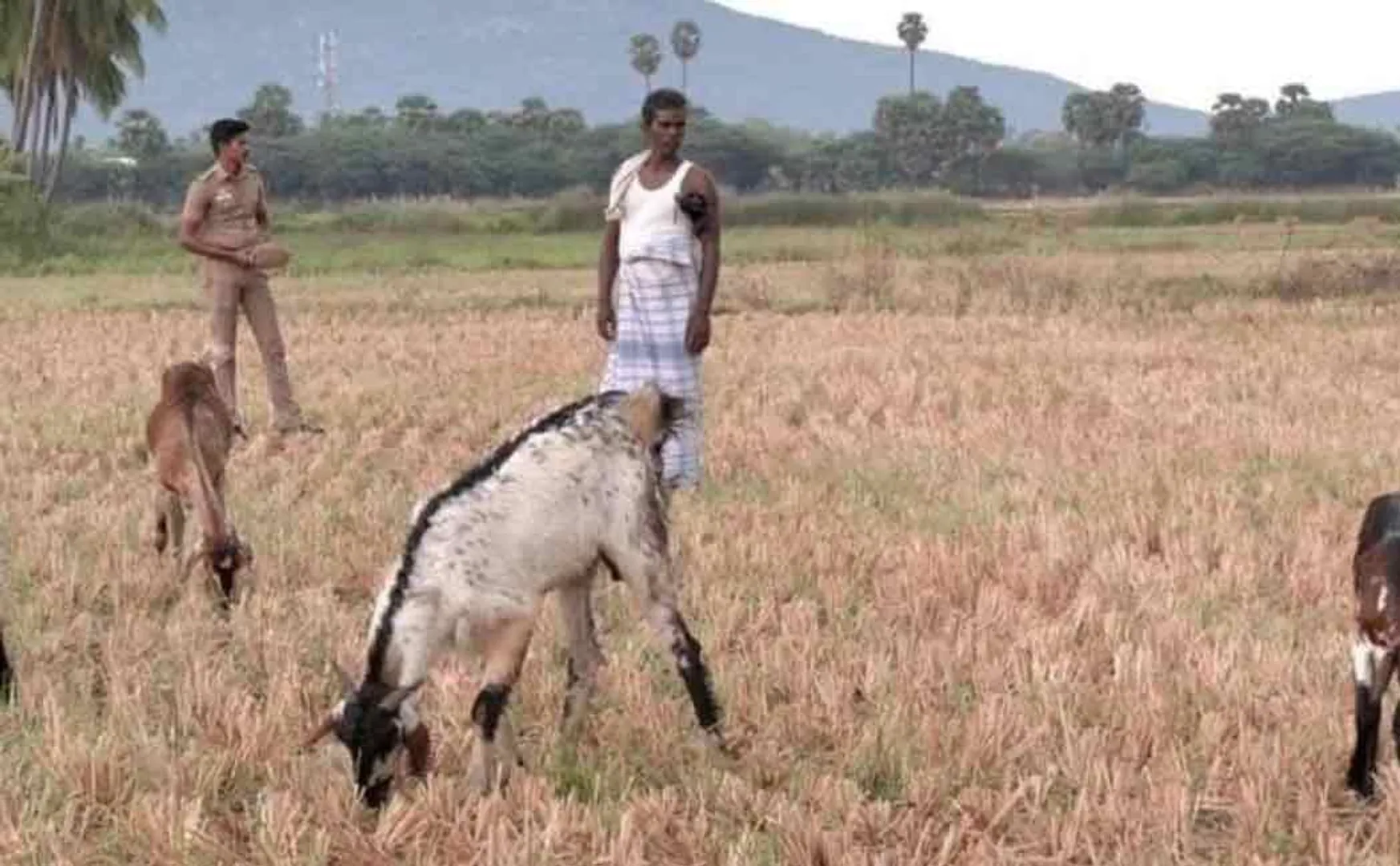 tuticorin agaram village balakrishnan withh police protection viral issue