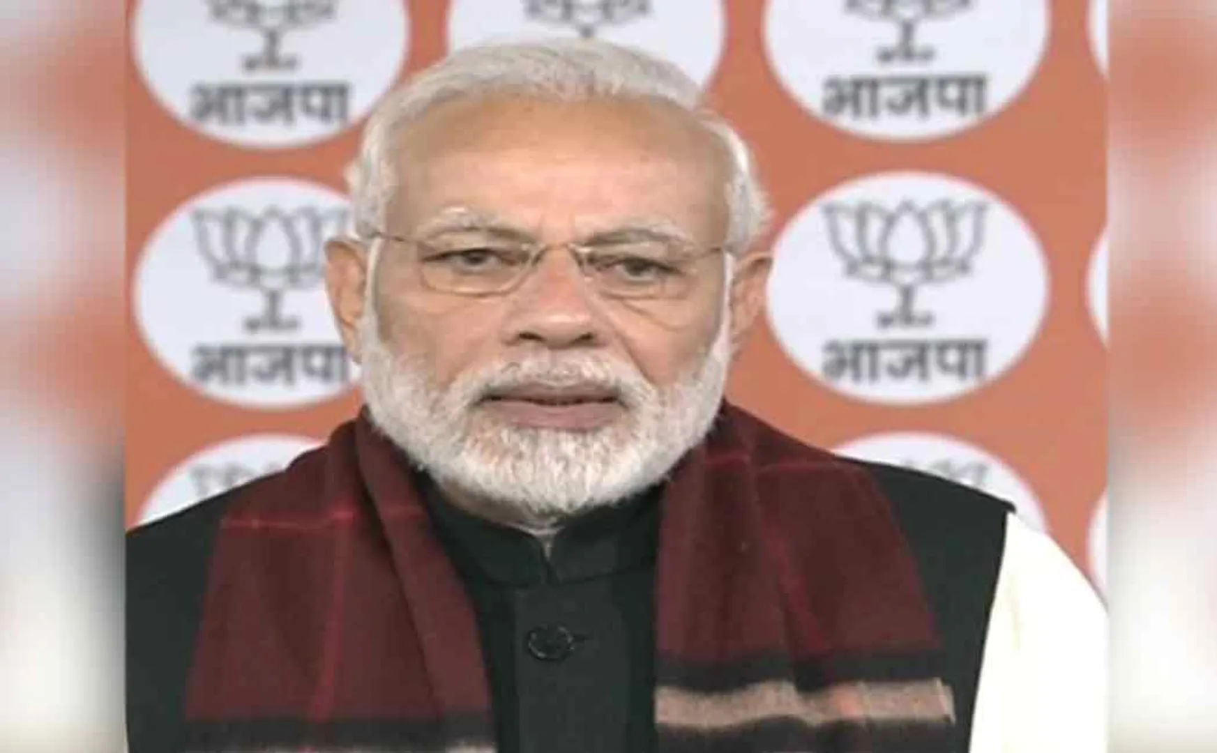 modi interact with karnataka bjp election booth agents