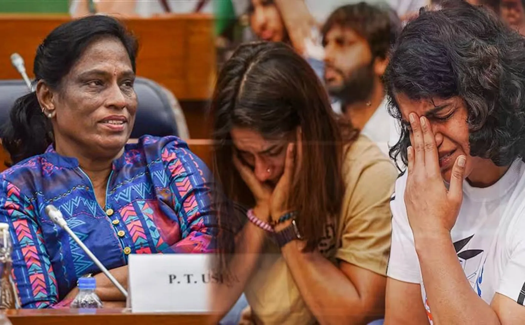 PT Usha opposes the struggle of wrestlers