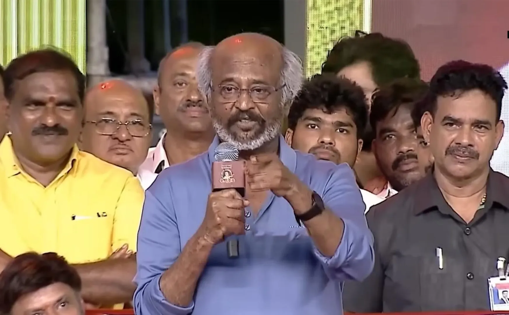 rajini about chandrababu naidu, balakrishna in ntr 100 day function 