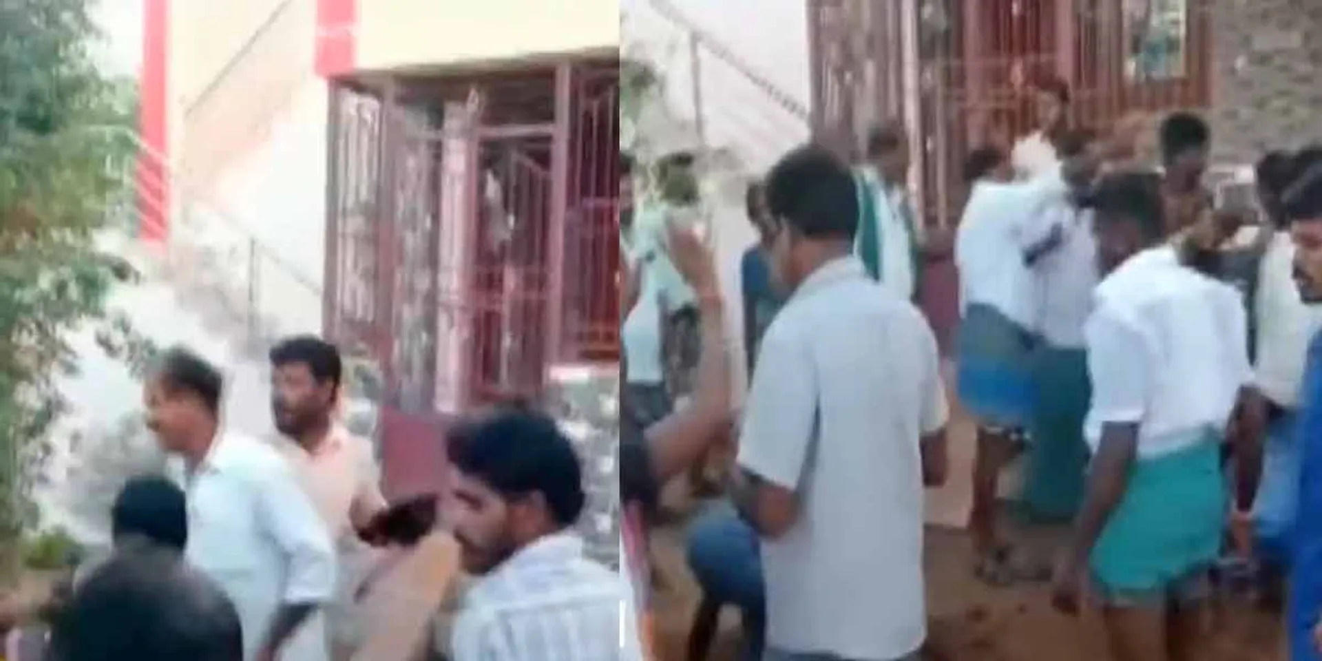Pregnant woman dowry incident in pudukottai ; The relatives tried to bury the body in front of the husband's house