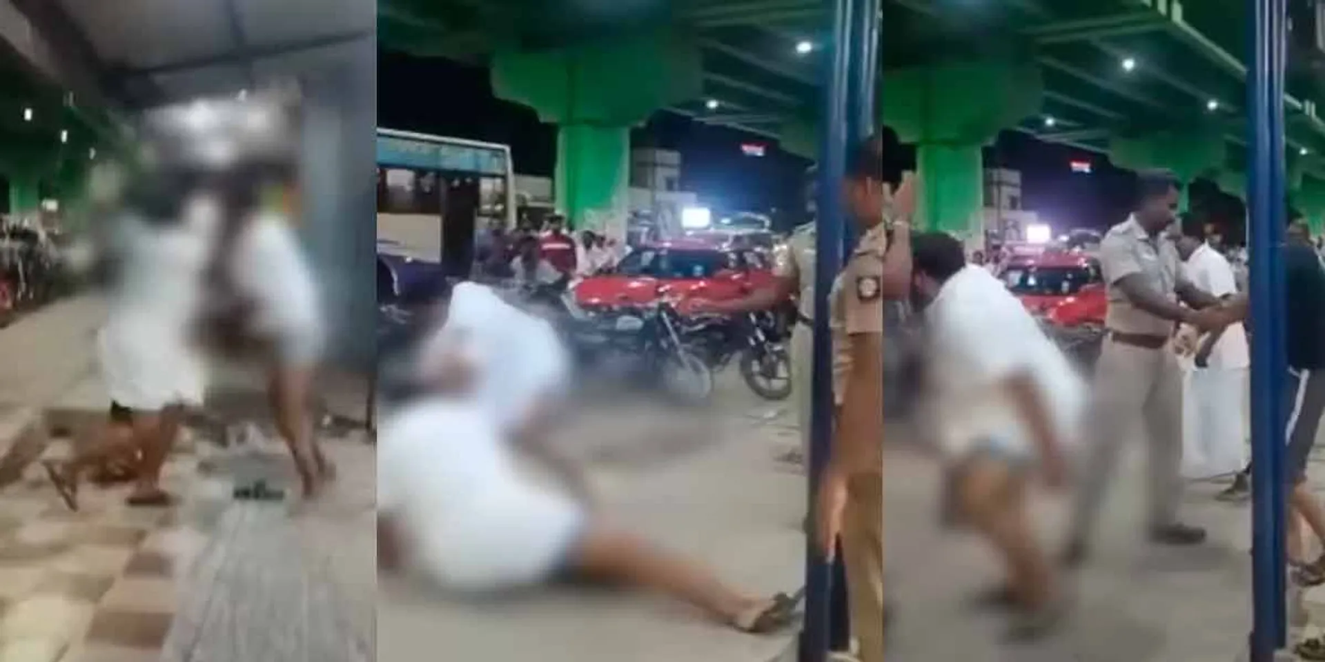  BJP Hindu People's Party executives clashed in half-clothes