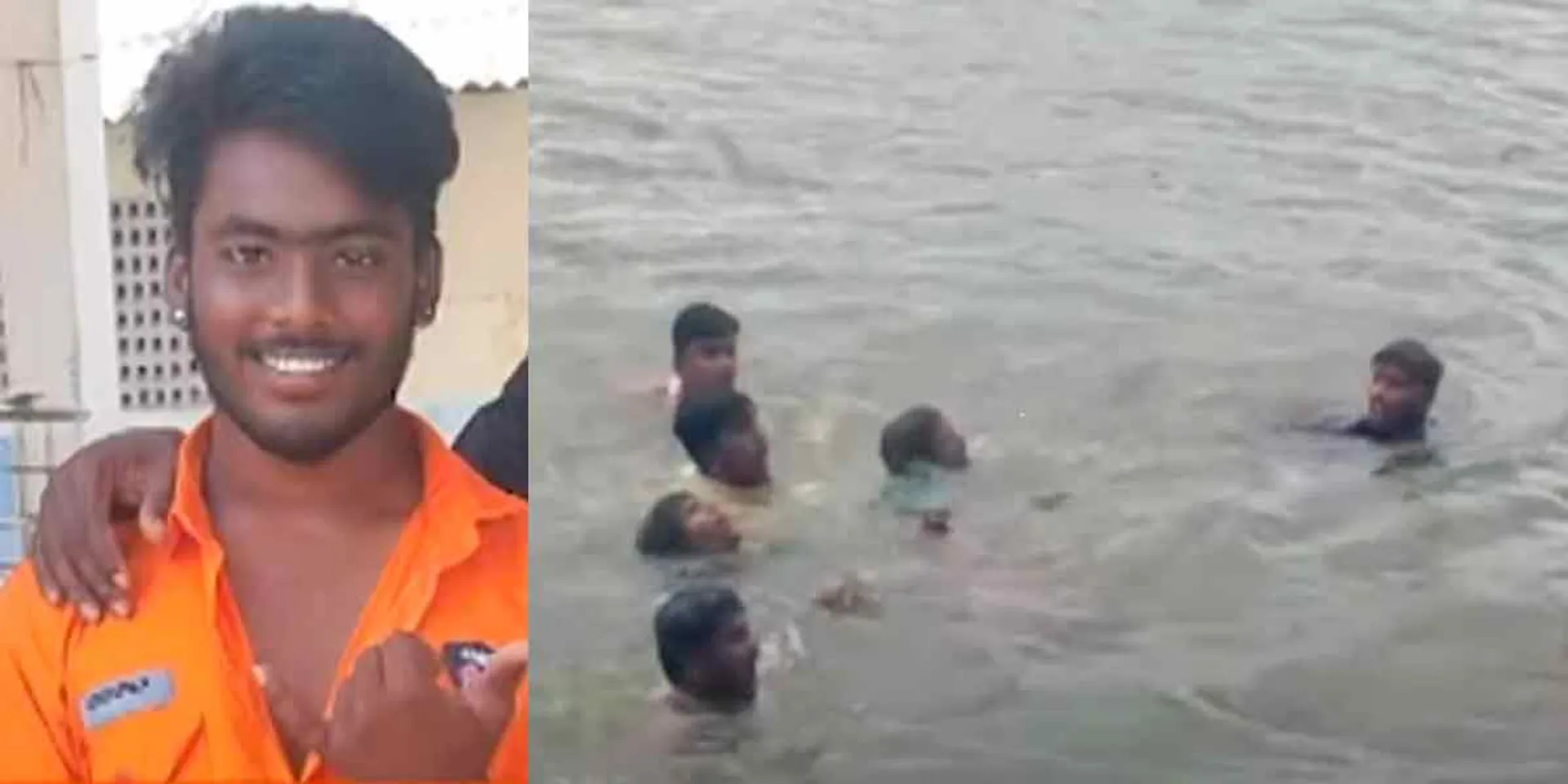 A youth who went into the pool for swimming practice with friends lost their live