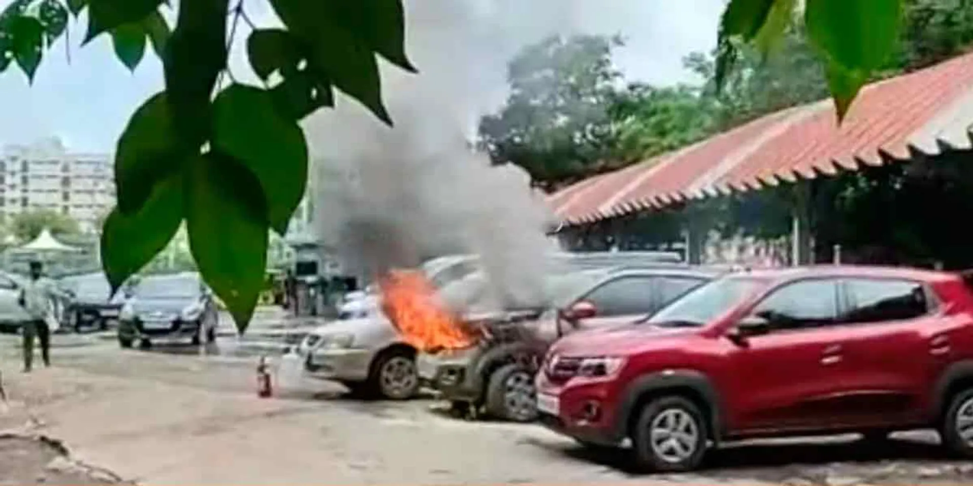  Fire breaks out at Central Railway Station car park