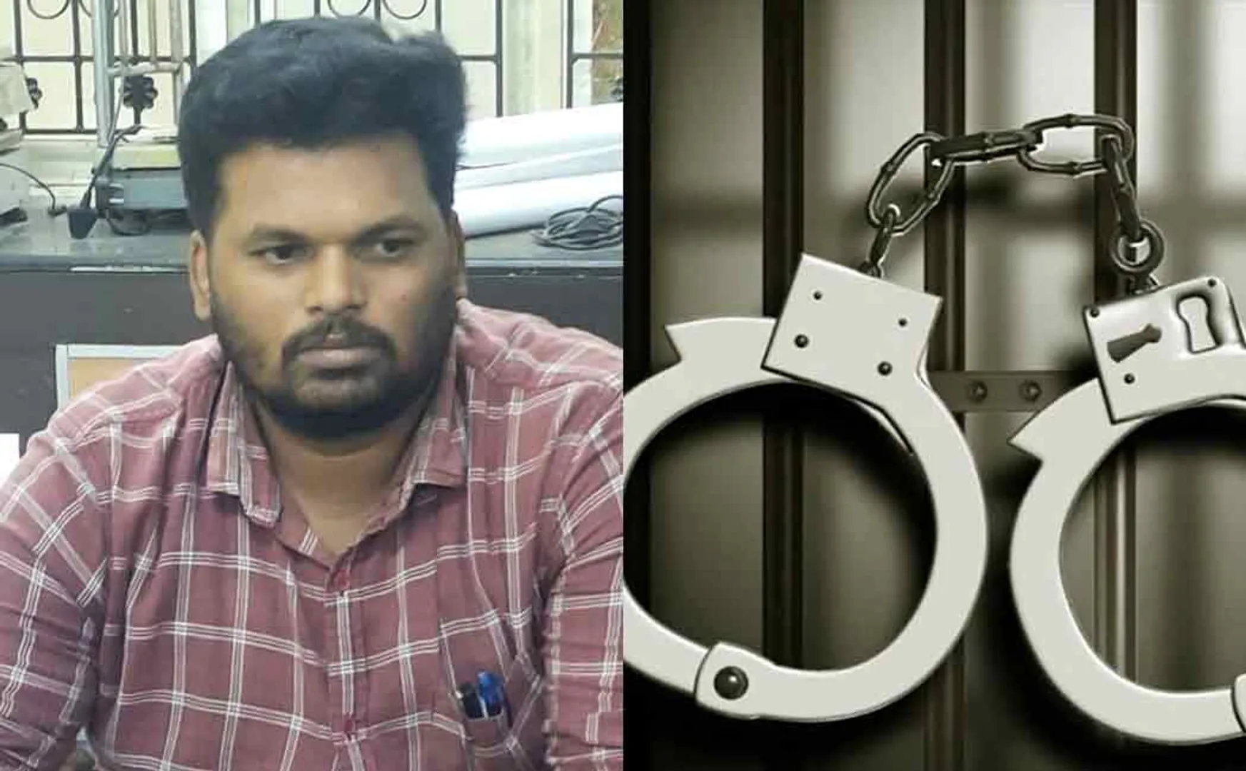 trichy labour welfare department sub inspector bribe incident 