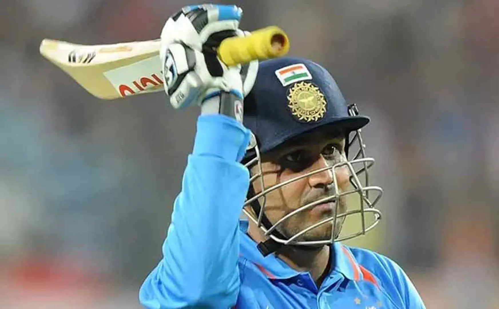 "Let's see him play for India," Sehwag assured the youngster