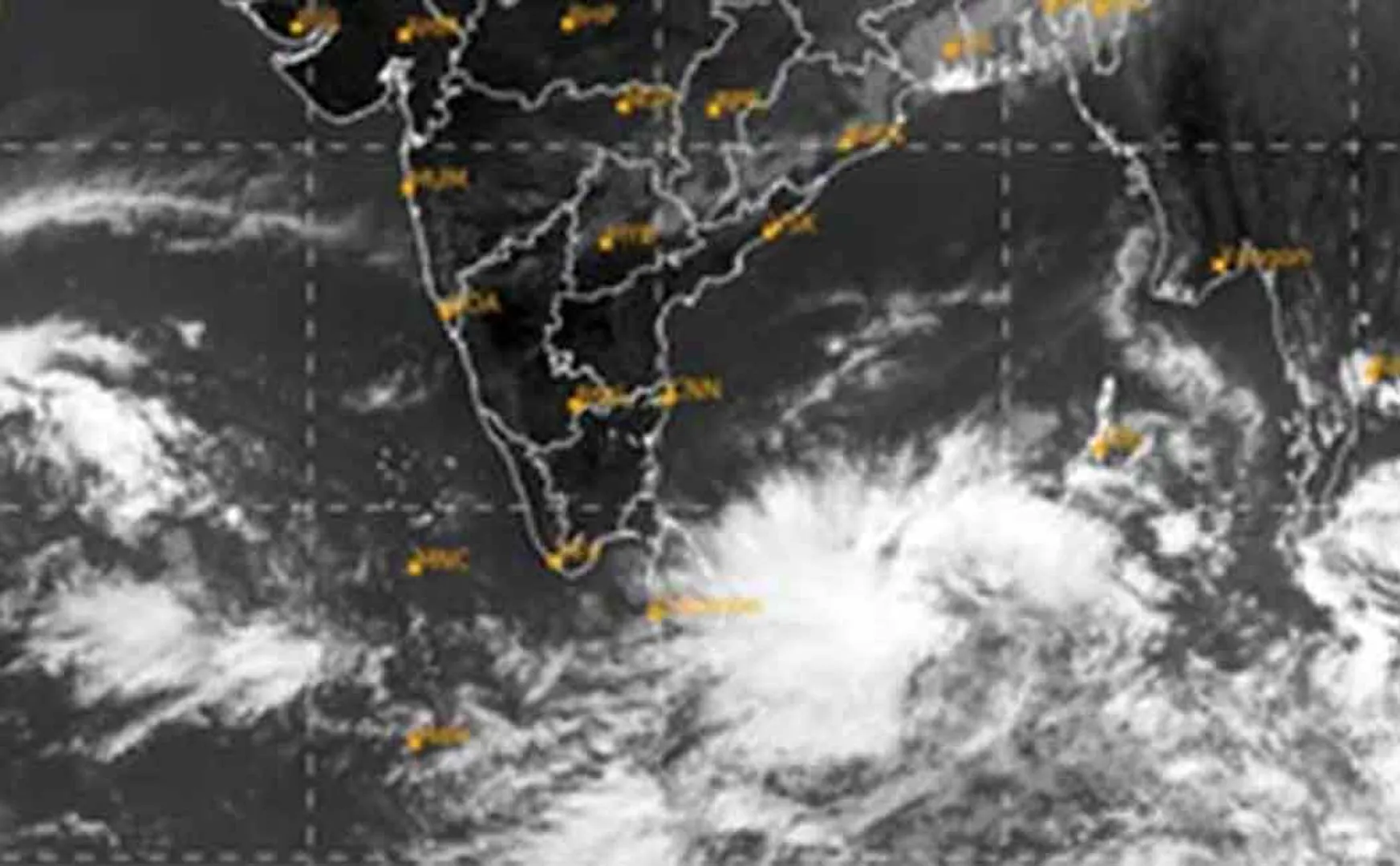 Is a low pressure area forming?
