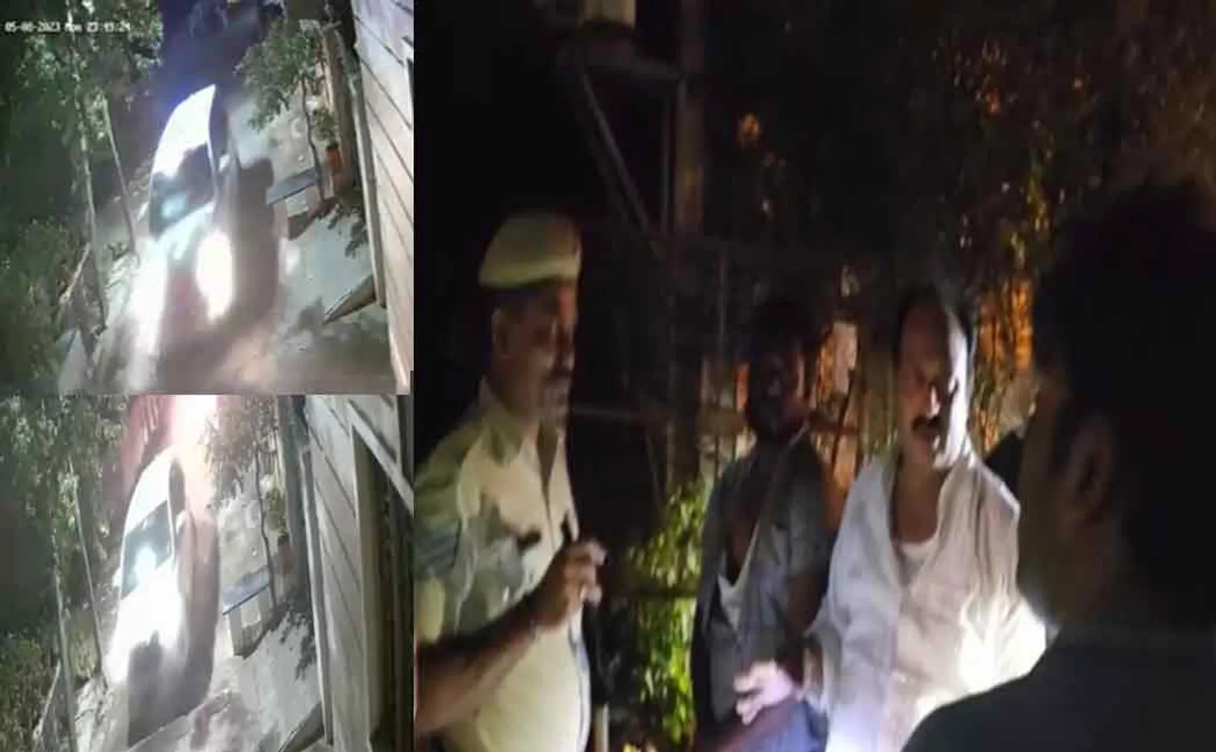 Action by all BJP people on street lights; An officer caught red-handed