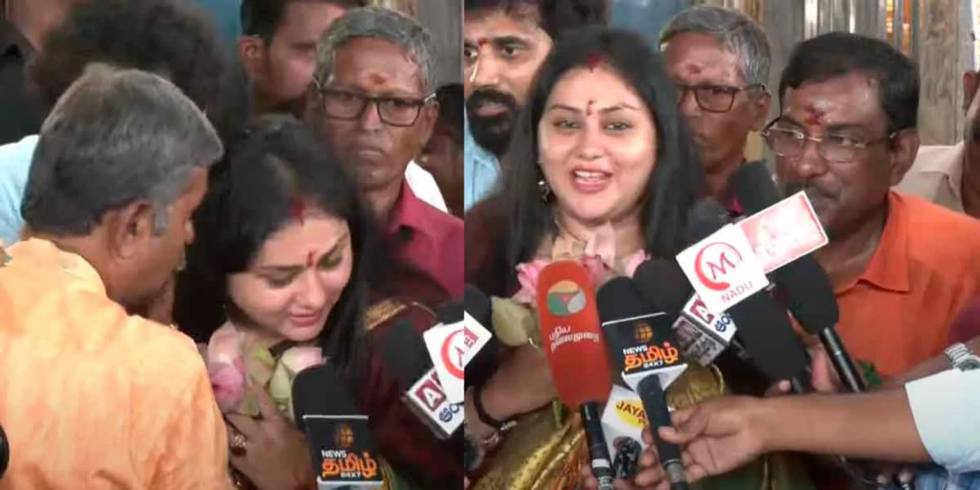  "He will take care of it himself..." - Namitha was unable to answer