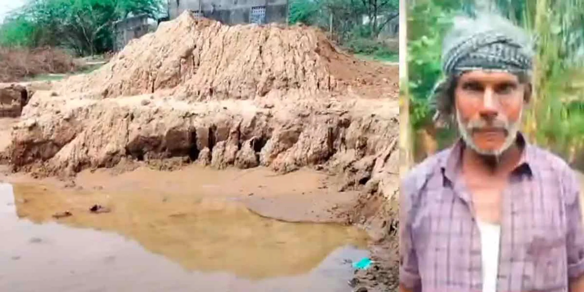  An old man was killed in a dispute over taking soil for the kiln; Police investigation
