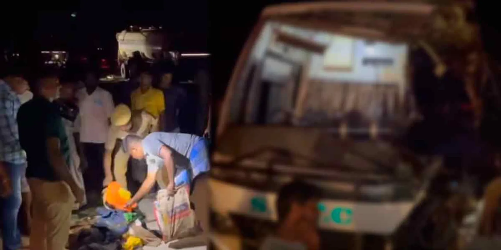 Luxury bus collides with tanker lorry; 4 Lost their live