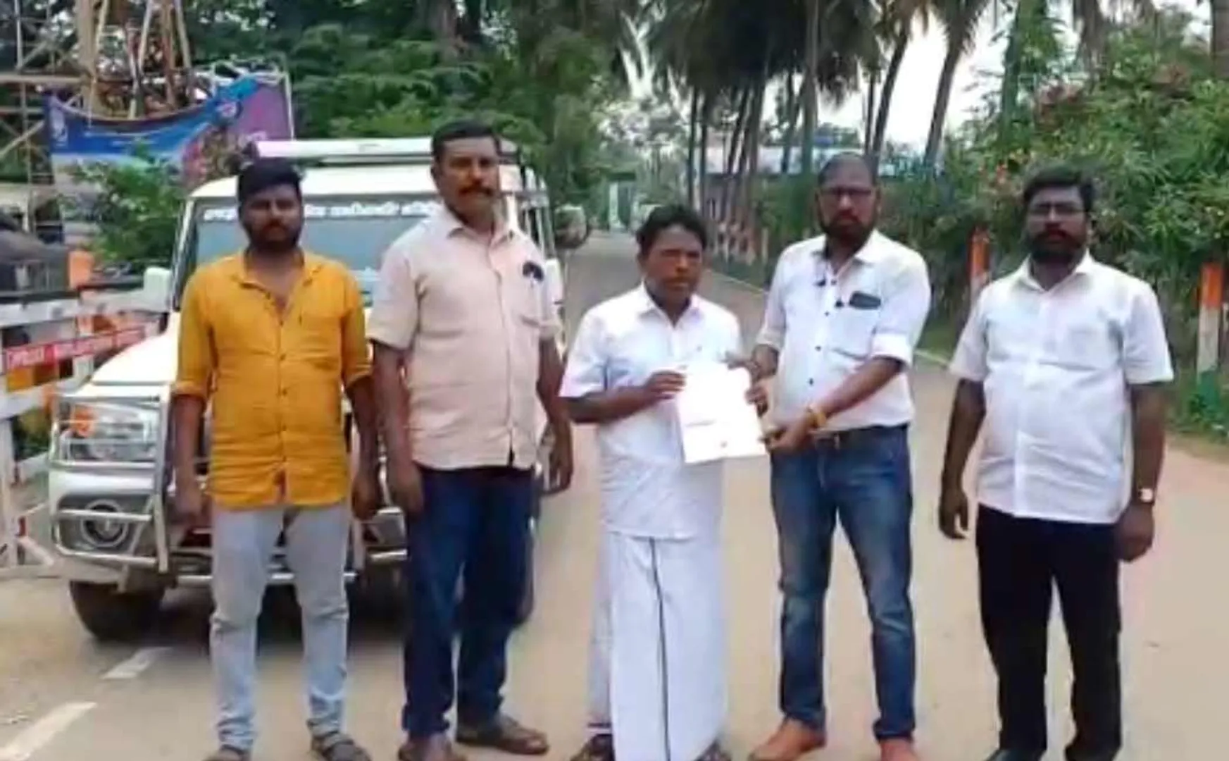 complaint has been lodged with vck police appropriate action should be taken against the lorry causing accidents
