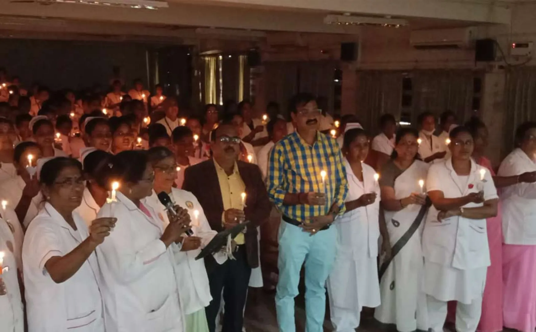 World Nurses Day celebration at  annal gandhi memorial government hospital trichy