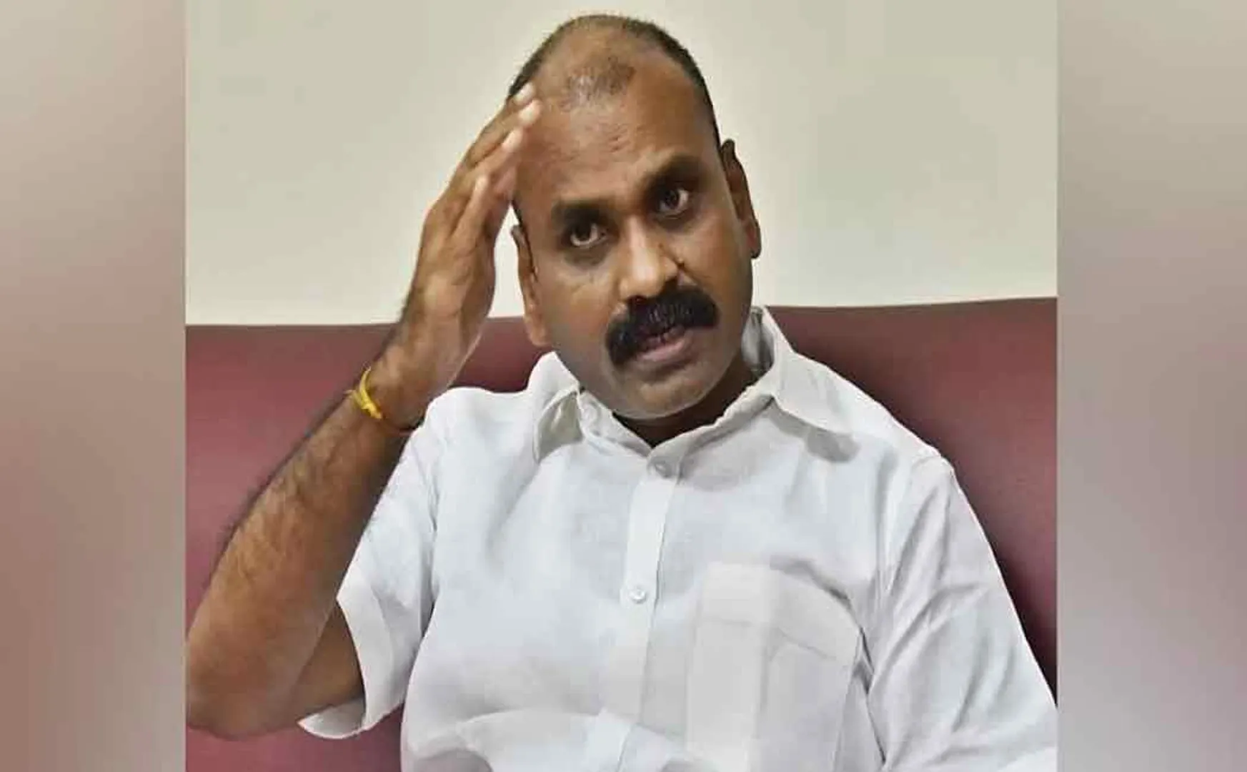 "May be saying for satisfaction.. but on the field..."- L. Murugan