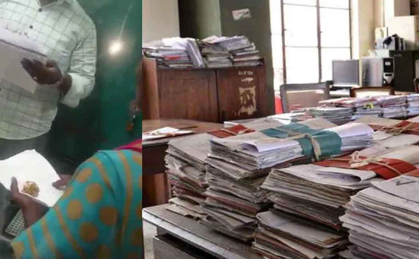 cheyyar taluk office women request her father related certificate incident 