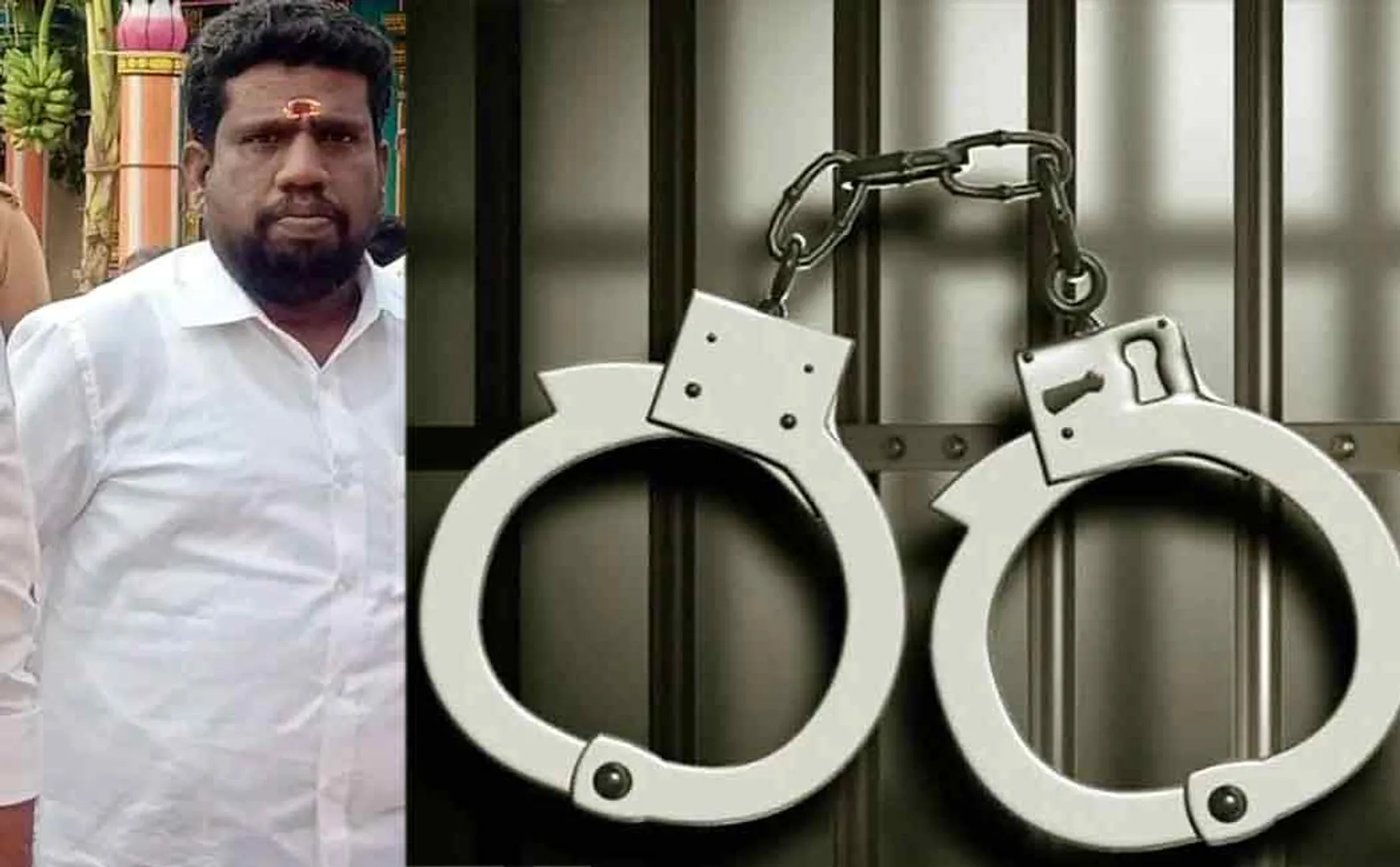 virudhunagar west district bjp chief government job related incident